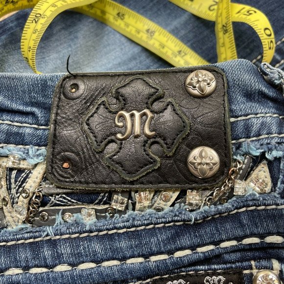 Miss Me Signature Low Rise Slim Bootcut Jeans 24 - Picture 10 of 10